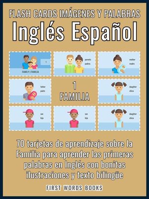 cover image of 1--Familia--Flash Cards Imágenes y Palabras Inglés Español